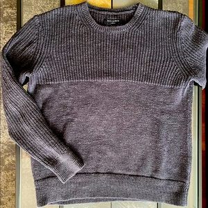 Allsaints Sweater Medium Grey Heavy Thick